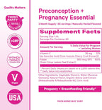 Pink Stork Gotas de Folato Líquido – Metilfolato 5-MTHF, Suplemento Prenatal Vegano (59 ml)