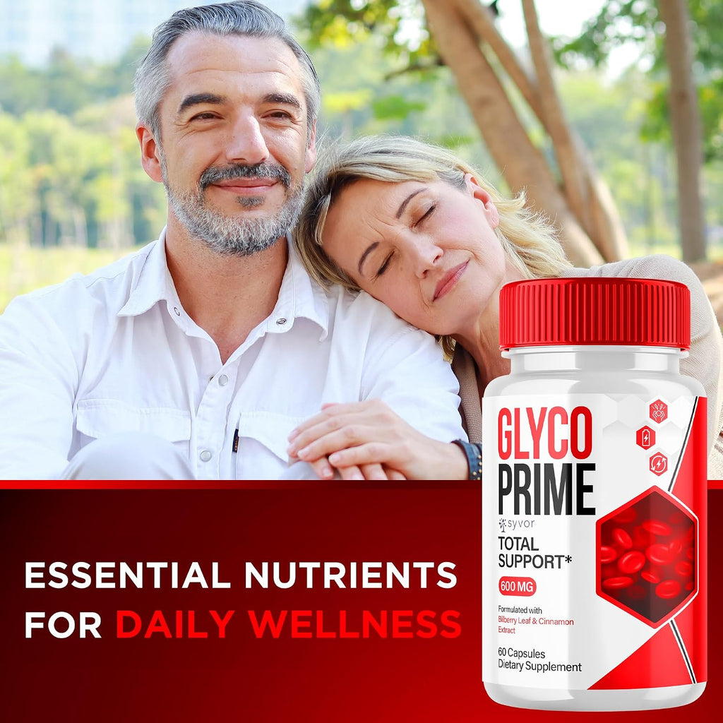 Cápsulas de Glyco Prime (2 Paquete) - Suplemento de Apoyo al Glucógeno con Ingredientes Naturales y Vitaminas de Máxima Potencia para Hombres y Mujeres
