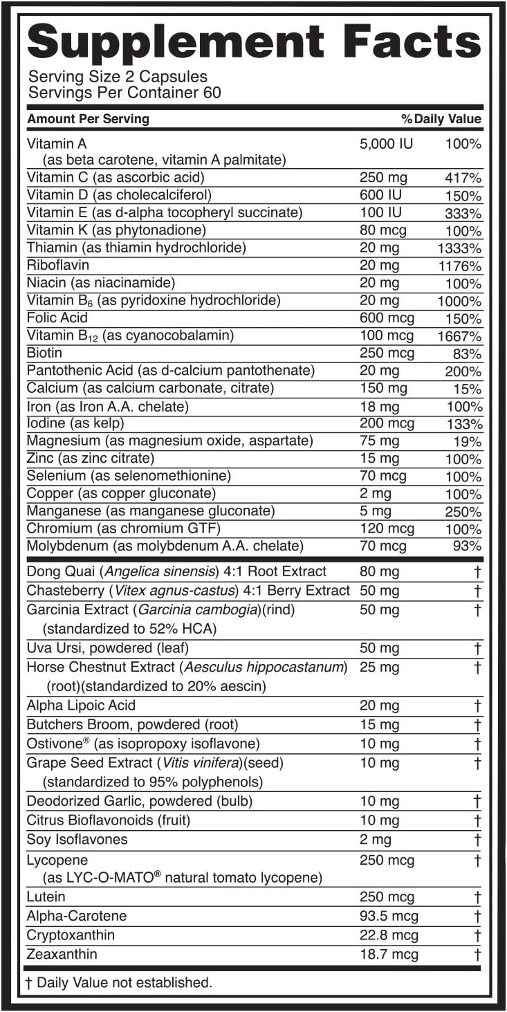 Optimum Nutrition Opti-Women, Multivitamínico para Mujeres (2-pack)
