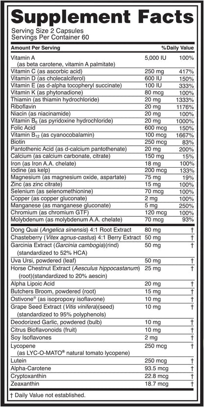 Optimum Nutrition Opti-Women, Multivitamínico para Mujeres (2-pack) – Image 3