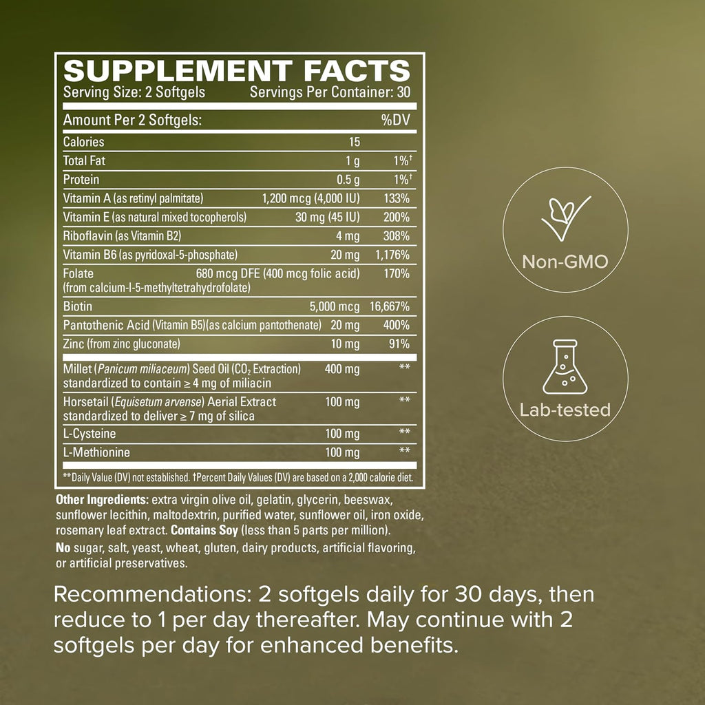 Terry Naturally Hair Renew Formula – 60 Softgels