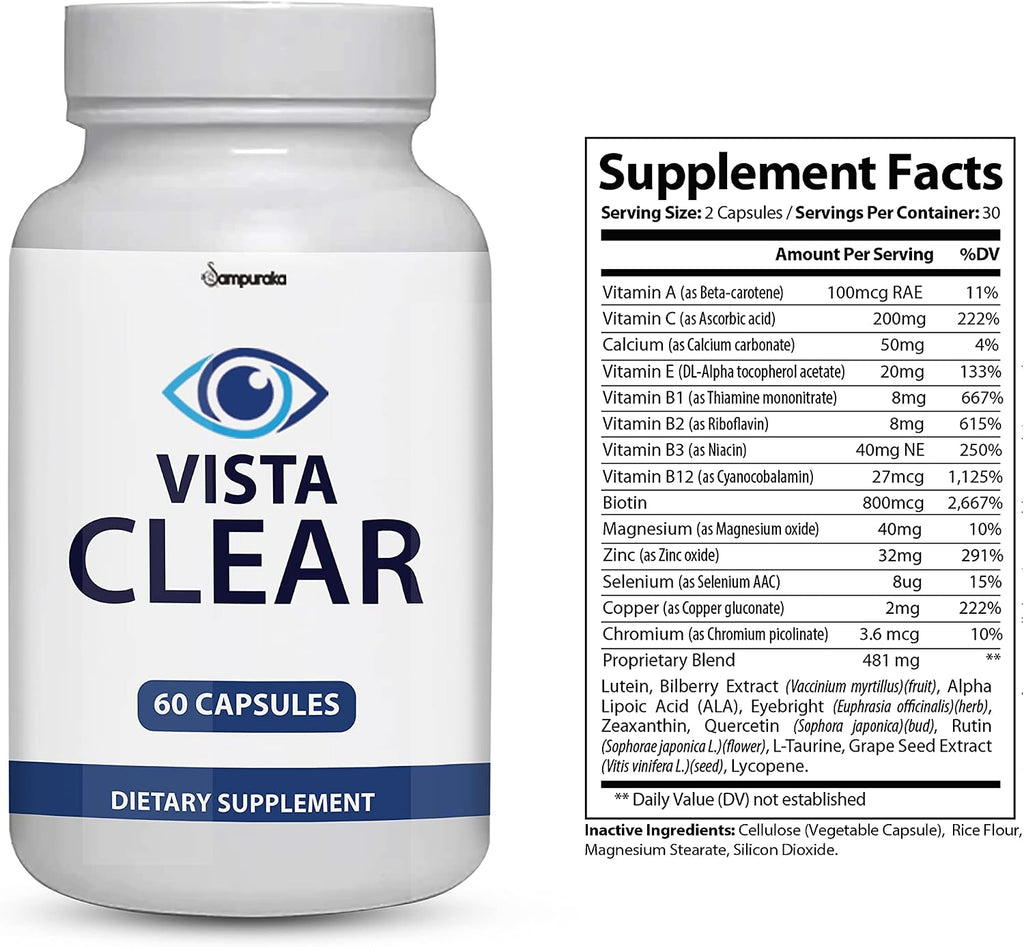 Vista Clear Advance New Formula - 3 Pack 90 Days