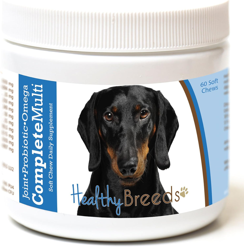 Healthy Breeds Dachshund Multivitamínico Masticable Todo en Uno 60 Unidades