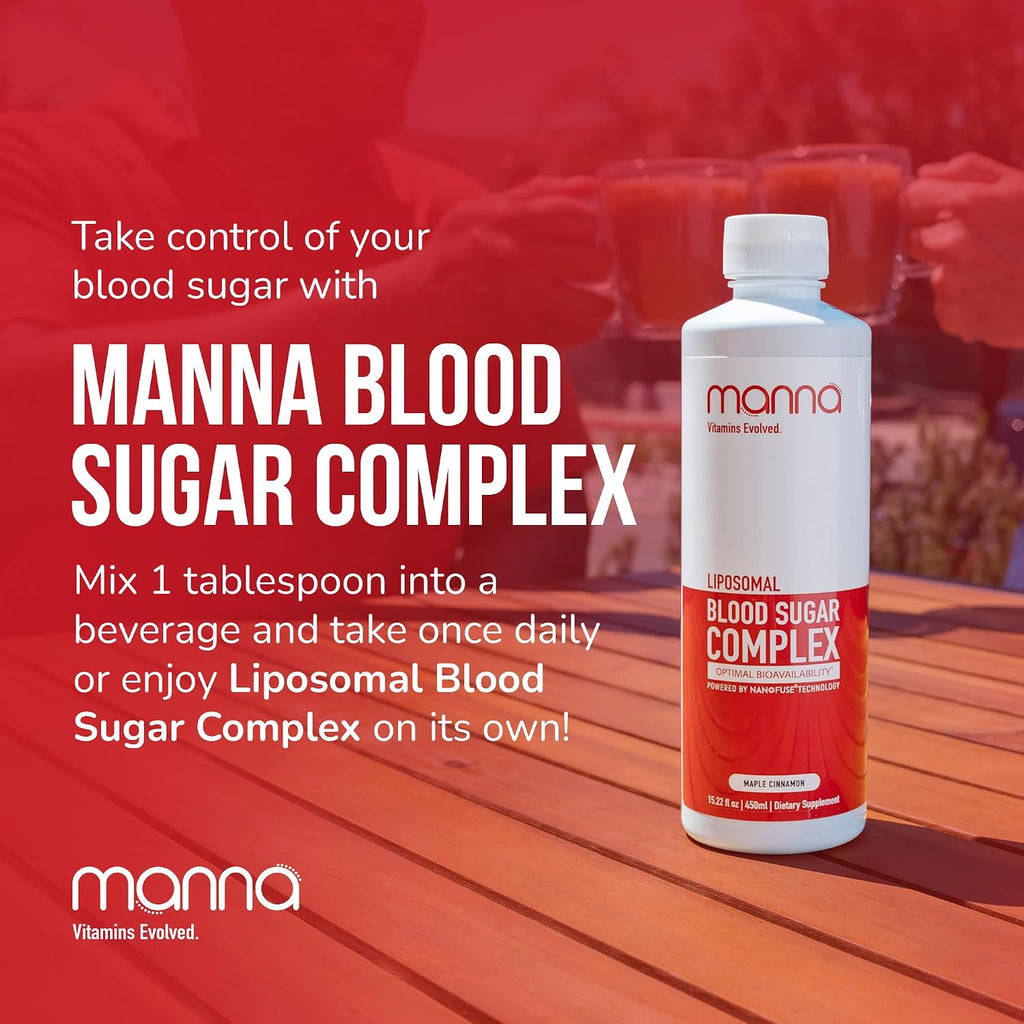 Manna Vitamins Evolved - Complejo Liposomal para el Azúcar en Sangre