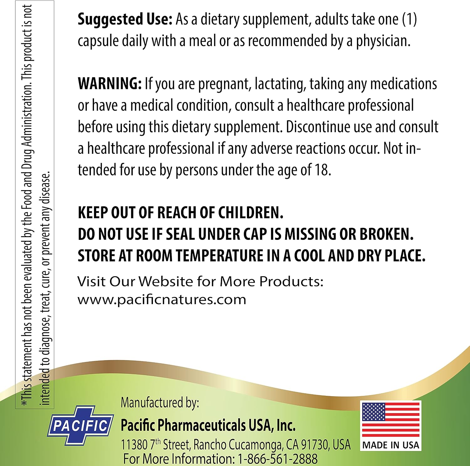 Pacific Nature's Jiaogulan - 150 Cápsulas - Extracto Estandarizado 10:1 (4100 mg)