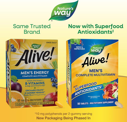 Nature's Way Alive! Multivitamínico para – Sistema inmunitario: El zinc y el selenio contribuyen al funcionamiento – Image 3