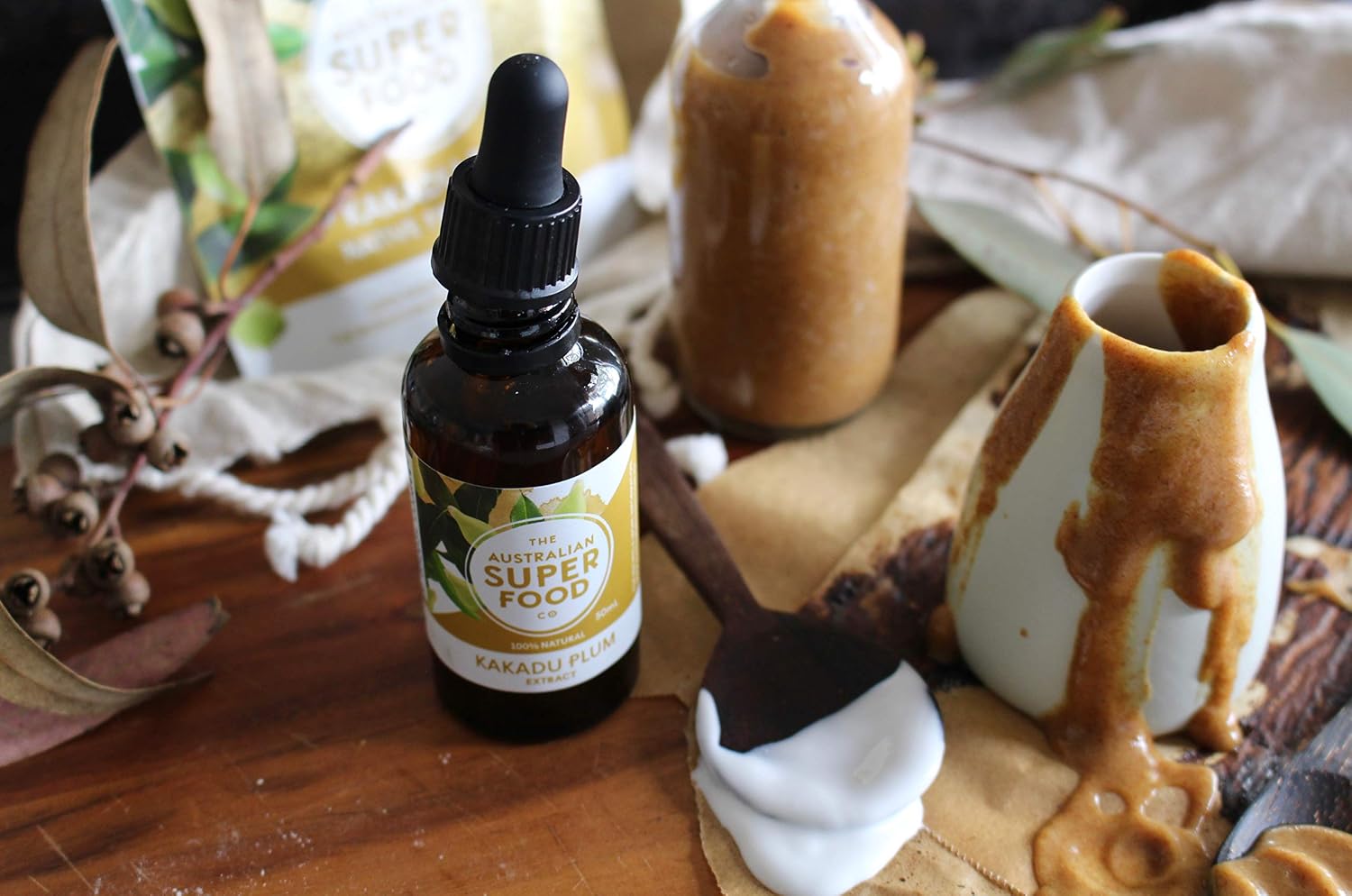 Extracto de Ciruela Kakadu | 100% Natural, Sin Azúcares Añadidos | La Fuente Natural Más Rica de Vitamina C | 1,69 oz (50 ml)
