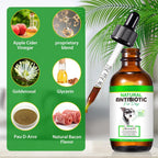 Natural Antibiotics for Dogs, Dog Antibiotics Supports Dog Allergy and Itch Relief, Dog Multivitamin, Pet Antibiotics, for All Breeds 118 ml