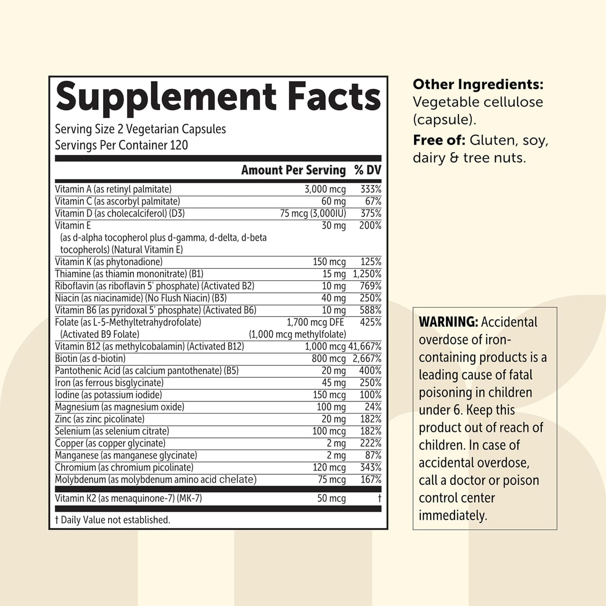 Micro Ingredients Multivitamínico Bariátrico – Sin rellenos ni aditivos innecesarios: la fórmula es limpia, sin – Image 3