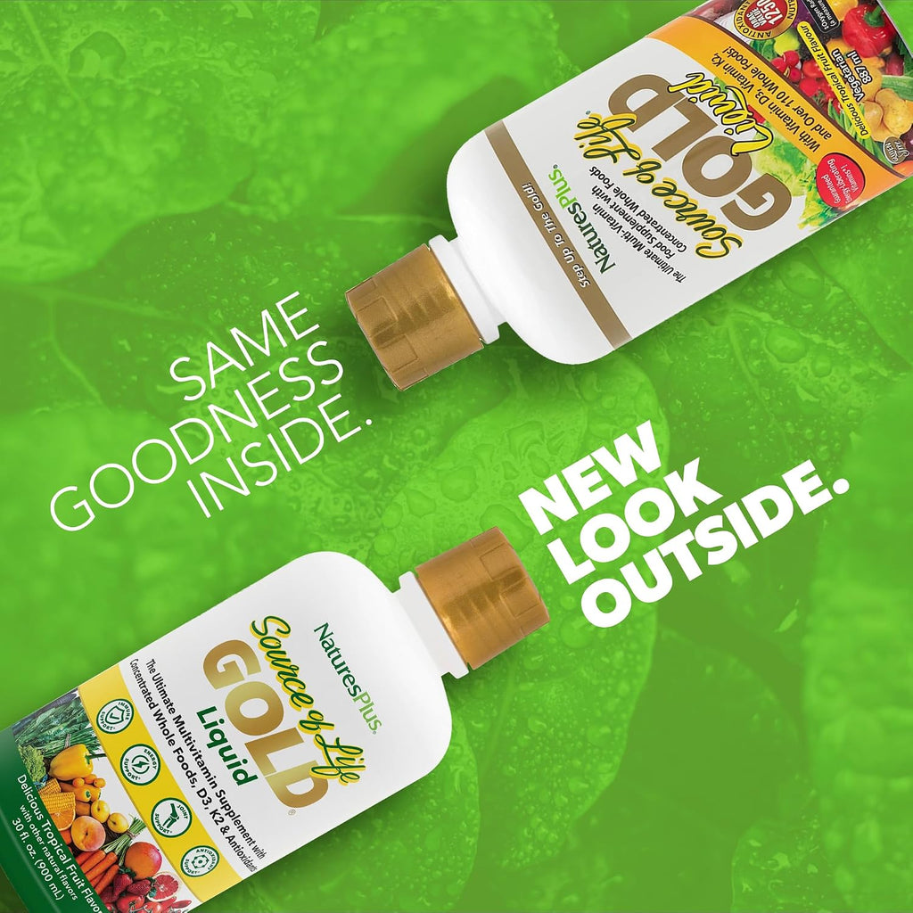 NaturesPlus Source of Life GOLD Multivitamínico Líquido - 887 ml