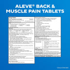 Aleve Pastillas para el Dolor de Espalda y Muscular, 90 unidades