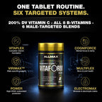 ALLMAX Nutrition Premium Vitaform, Multivitamínico para Hombres, 60 Comprimidos