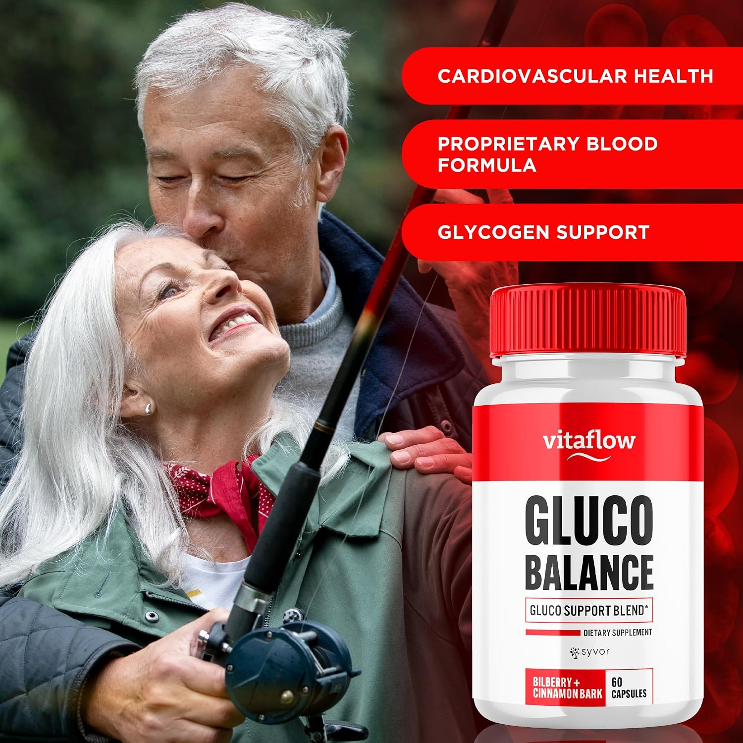 Vitaflow Balance Cápsulas de Apoyo - Suplemento Multivitamínico Natural con Ingredientes Premium (60 Cápsulas)