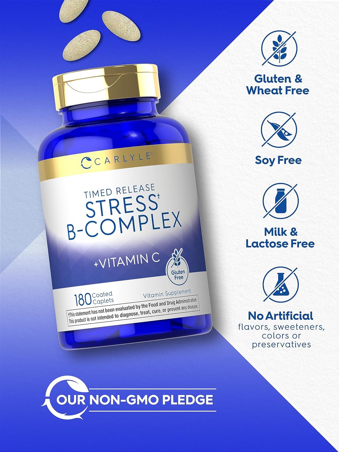 Carlyle Stress B Complex con Vitamina C | 180 Comprimidos