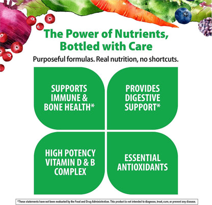 Rainbow Light Multivitamínico para Hombres | – Blend prebiótico y probiótico: favorece una microbiota intestinal – Image 4