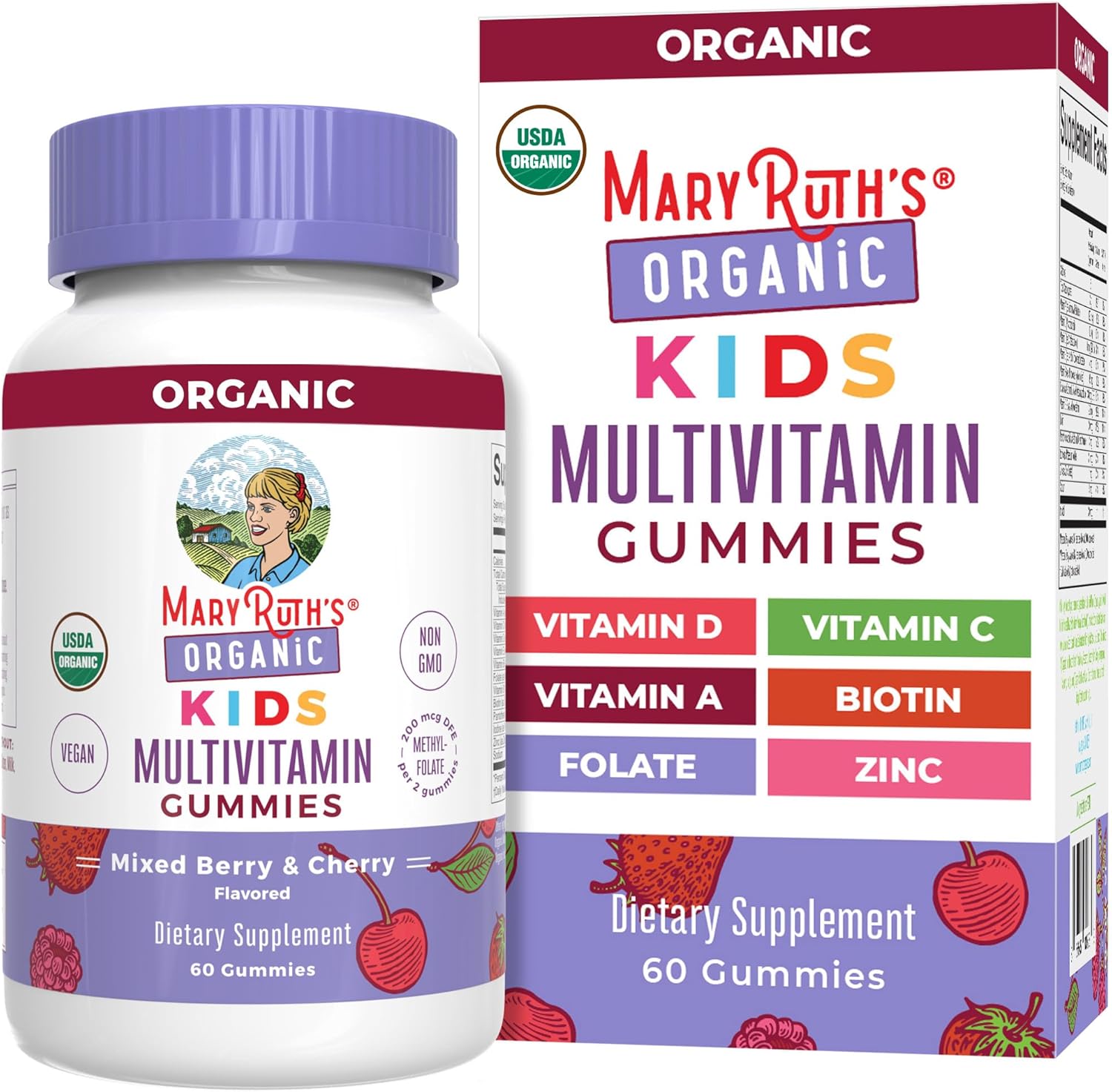 MaryRuth's Multivitamínico Infantil en Gomitas | 60 unidades