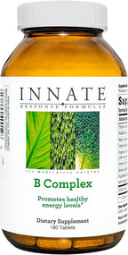 INNATE Response Formulas Complejo B - Complejo de vitamina B con B12, Vitamina B6, Metilfolato y Biotina - Apoya la producción de energía celular y el metabolismo - Vegano, Kosher, No-GMO - 90 Comprimidos