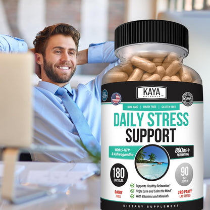 Kaya Naturals - Suplemento Herbal Natural para la Relajación y el Equilibrio - 180 Cápsulas – Image 9