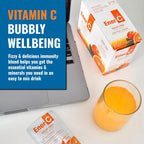 Ener-C Vitamina C 1000mg sin Azúcar y Ener-D Vitamina D3 Naranja Paquete Multivitamínico en Polvo