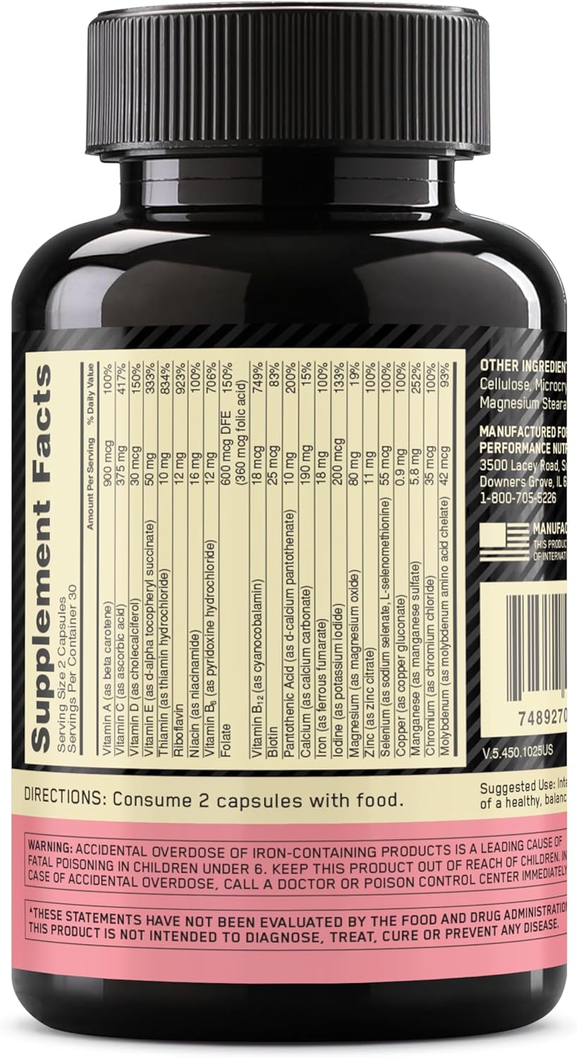 Optimum Nutrition Opti-Women Women's Multivitamin with Iron - 60 Caplets