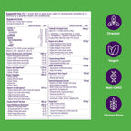 Paradise ORAC Energy Greens - Extracto de Superalimentos Verdes, 60 Servicios