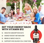 dilib Complejo Vitamina B12 10000 mcg Gotas Sublinguales - Triple B-12 con Metilcobalamina, Adenosilcobalamina e Hidroxocobalamina