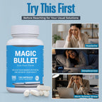 Magic Bullet Placebo Pills - Placebo Honesto para Adultos | 120 Cápsulas Veganas Inertes