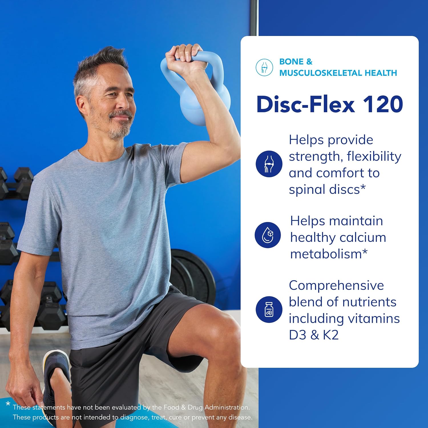 Pure Encapsulations Disc-Flex - Suplemento para la Salud Ósea y Musculoesquelética - 120 Cápsulas