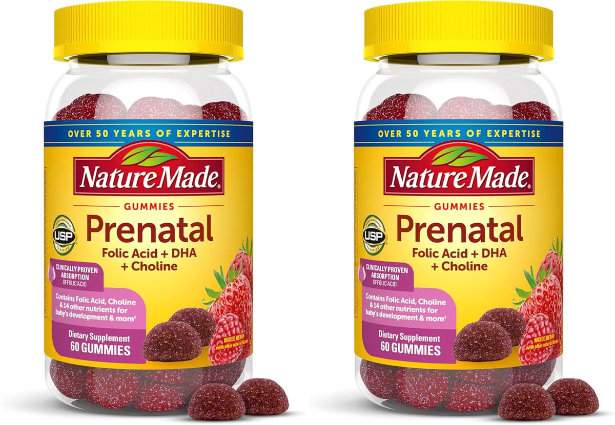 Nature Made Gominolas Prenatales con DHA y – Vitaminas del grupo B (B1, B2, B6, B12, biotina): contribuyen al – Image 10