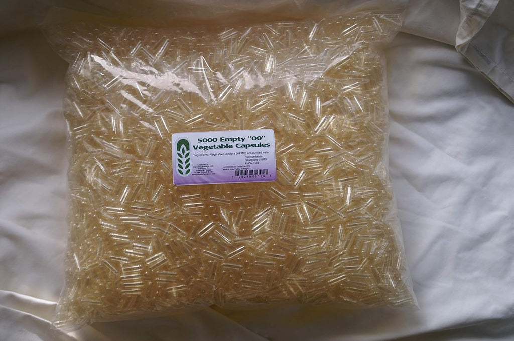 Capsule Connection 10,000 Cápsulas Vegetales Vacías Tamaño 00, Veganas