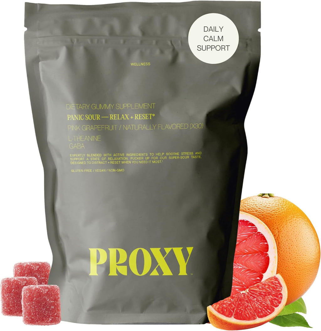 PROXY Calm Gummies Bundle 4 Pack | Suplemento Vegano para la Calma y el Sueño (120 Gominolas)