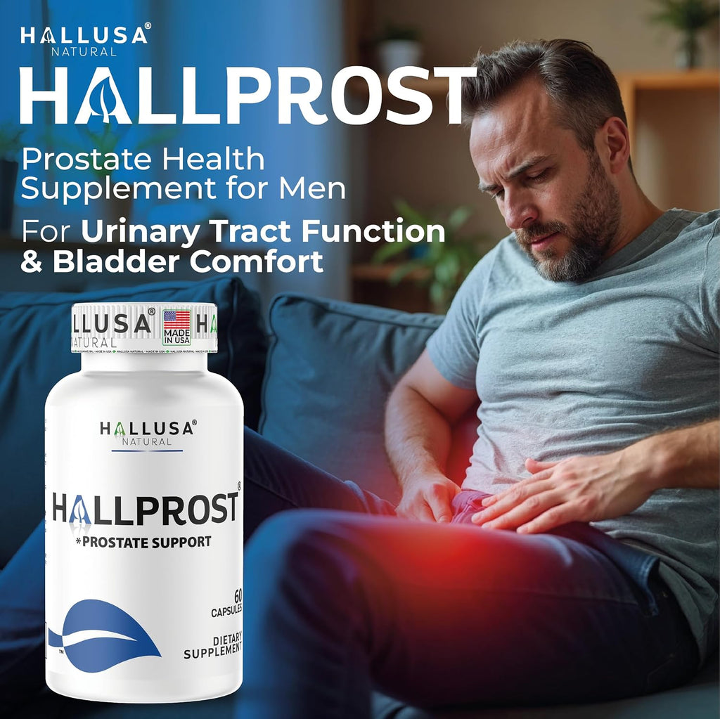 Hallusa Natural HALLPROST - 60 Cápsulas - Suplemento para la Salud de la Próstata