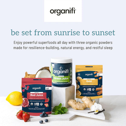 Organifi Sunrise to Sunset Power Box (9.5 – Adaptógenos: ashwagandha, rhodiola, maca y setas como reishi o – Image 3
