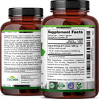 Zazzee Moringa Orgánica Extracto 20:1 - 180 Cápsulas Veganas