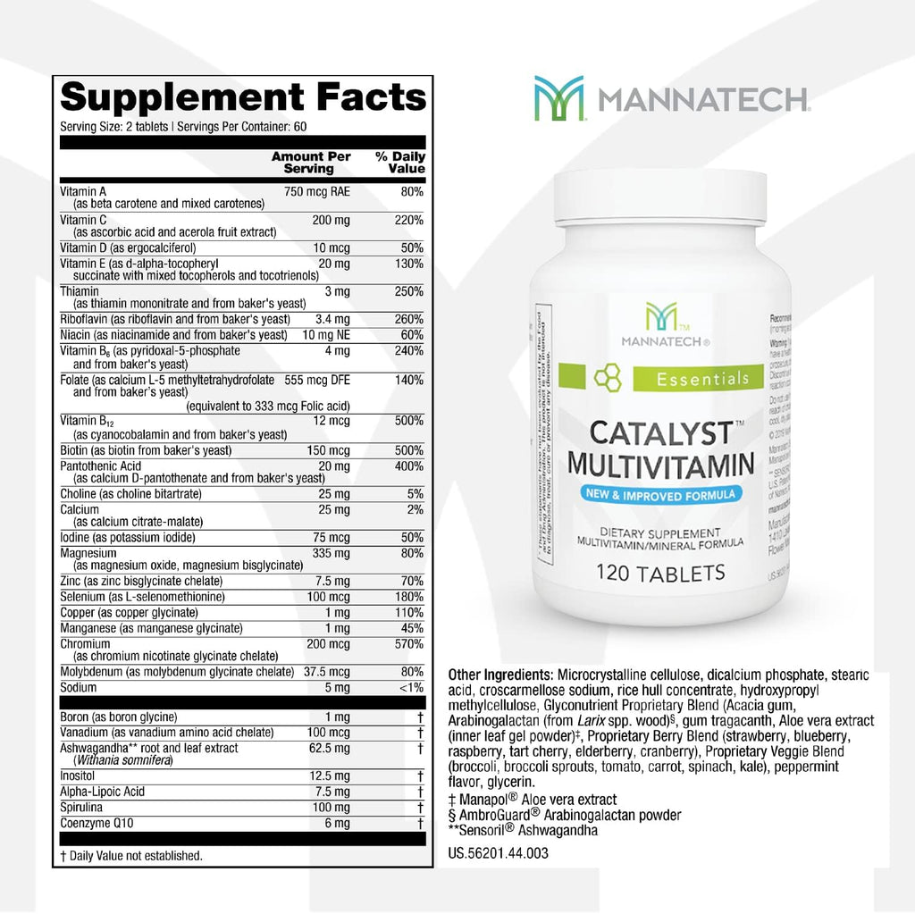 Mannatech Catalyst Multivitamin – 120 Comprimidos