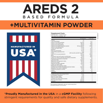 Viteyes AREDS 2 en Polvo + Multivitamínico Completo - Protección Macular - Sabor Naranja Natural - 90 Cucharadas – Image 7