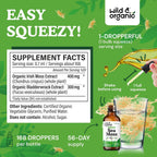 Wild & Organic Sea Moss Drops - Tintura multimineral de musgo irlandés y fucus - Vegano, sin alcohol ni azúcar - 118 ml