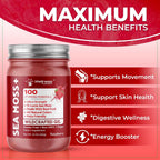 WELLNESS LABSRX Gel de Musgo Marino Irlandés - Superalimento Silvestre - Sabor Frambuesa - 283 g