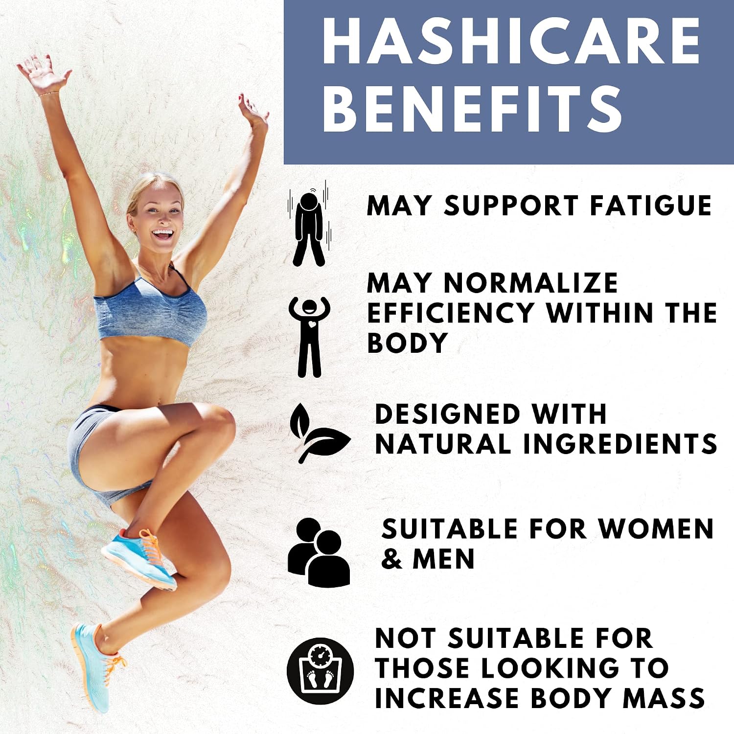 Hashicare Pills - Complemento para la tiroides con yodo, selenio, azafrán y hoodia - 60 comprimidos