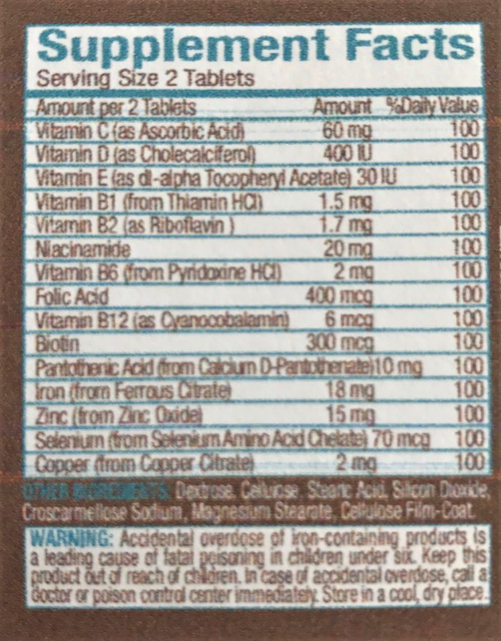 Terapia-G Vitaminas para el Cabello (90 comprimidos)