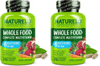 NATURELO Multivitamínico para Hombres - Complejo de Alimentos Integrales con Vitaminas y Minerales - 240 Cápsulas Vegetarianas