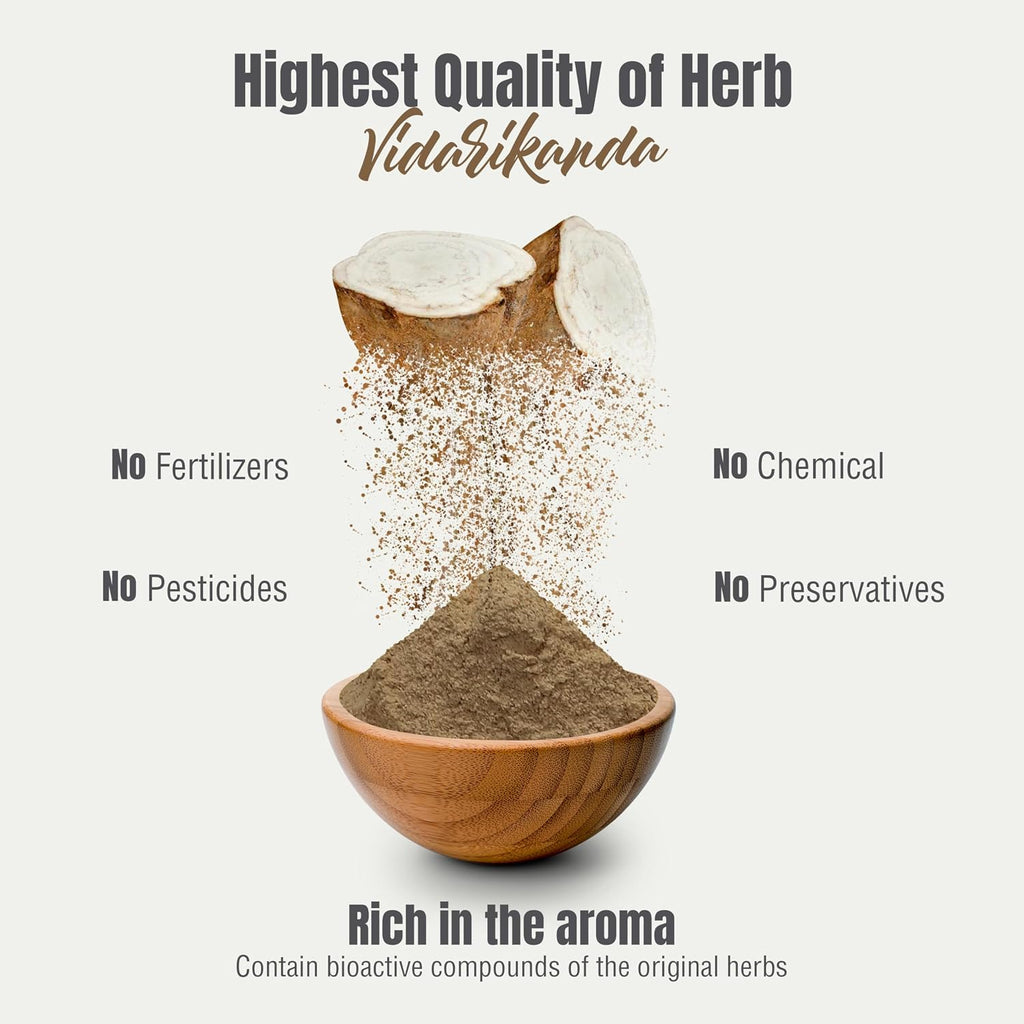 Vidarikanda en Polvo - Pueraria Tuberosa - 454 g - Herbsforever