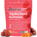Reprise Jujube Seeds in Daily Gummies, 300 mg Full-Spectrum Jujube Seeds, Vegan, Gelatin Free, Peach Flavored, 40 Gummies