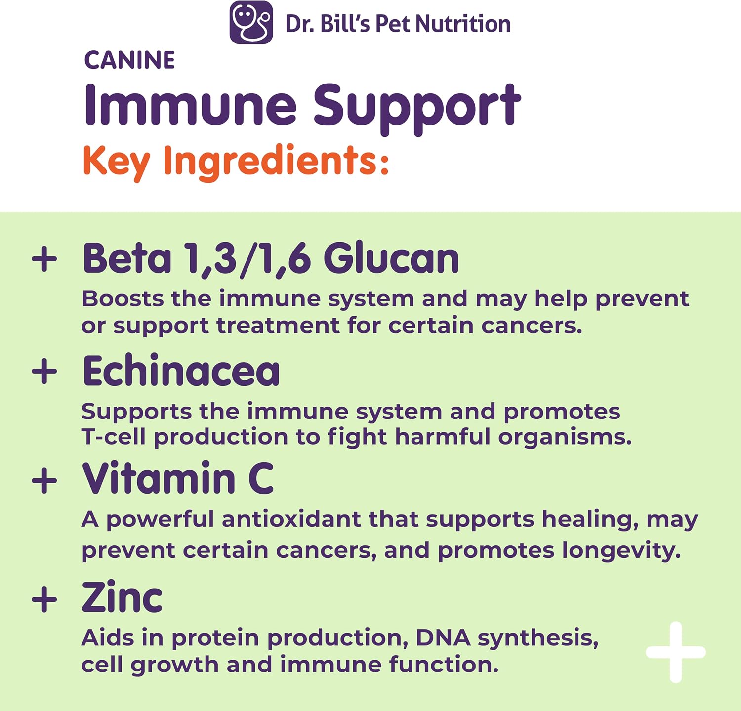 Dr. Bill’s Immune Support – Complemento Inmunitario para Perros en Polvo