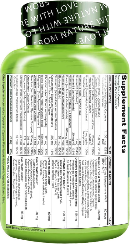 NATURELO Multivitamínico Completo para – Vitamina E (de girasol): ayuda a proteger las células frente al estrés – Image 7