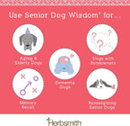 Herbsmith Senior Dog Wisdom – Complemento para la salud cerebral en perros senior – 150 g