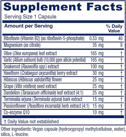 Vitanica Rauwolfia Extra, Suplemento de Apoyo Cardiovascular, Vegano, 90 Cápsulas – Image 2