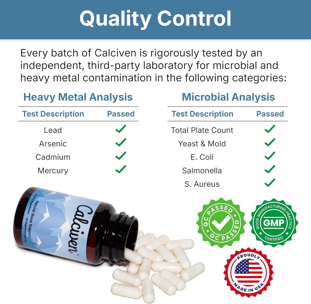 Calciven - Suplemento Natural de Calcio y Minerales para el Soporte Óseo