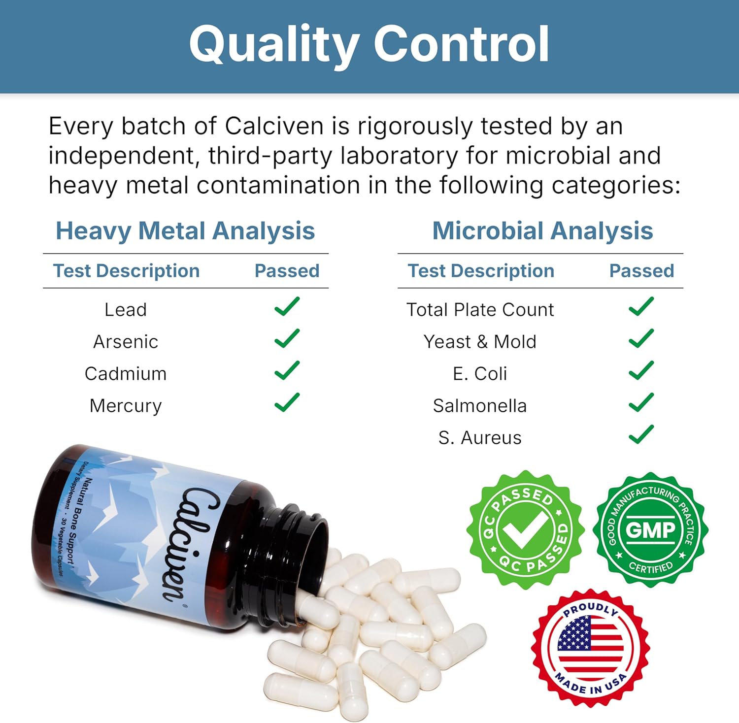 Calciven - Suplemento Natural de Calcio y Minerales para el Soporte Óseo