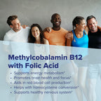 Superior Source No Shot Methylcobalamin B12 con Ácido Fólico - 60 Comprimidos Sublinguales